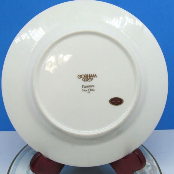 Gorham Parisienne 8" Salad Plates Bundle of 4 Excellent Discontinued - Picture 4 of 12